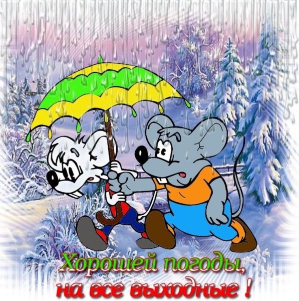 Отличного настроения в любую погоду