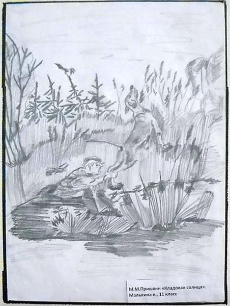 Иллюстрации к повести Пришвина кладовая солнца