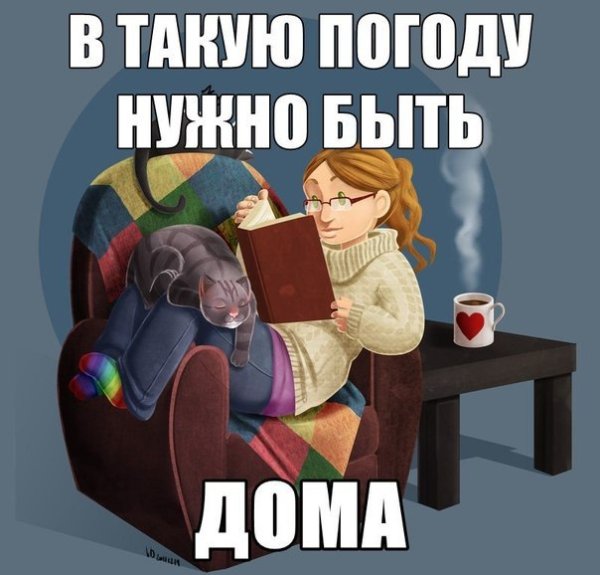 В такую погоду нужно