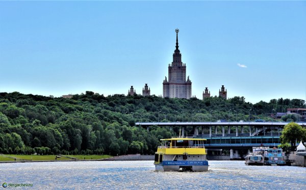 Воробьевы горы Москва речка