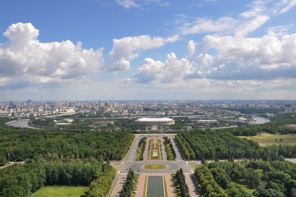 Парк МГУ на Воробьевых горах