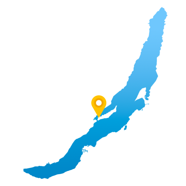 Силуэт озера Байкал