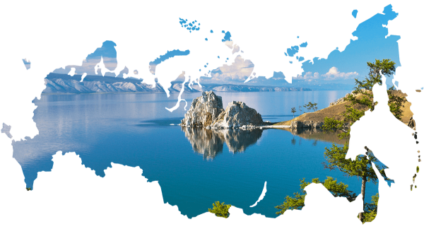 Фон Байкал вектор