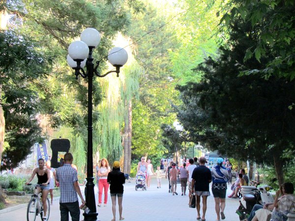 Центральный парк Фрунзе Евпатория