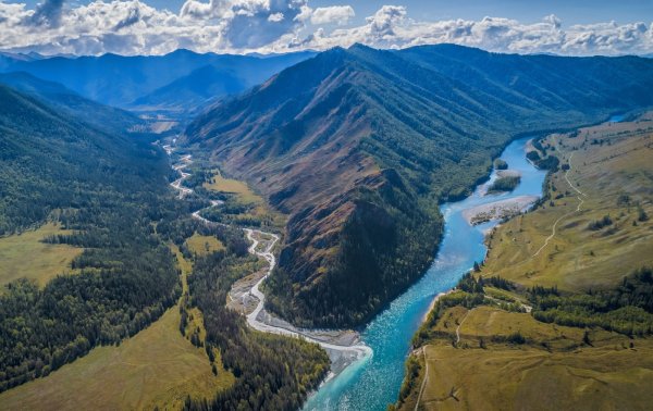 Река Бия и Катунь Алтай
