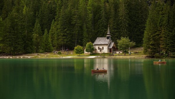 Фахверк Швейцария горы озеро лес