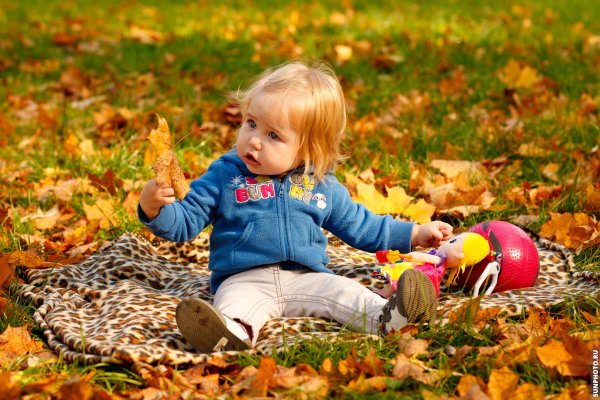 Осенняя фотосессия детей