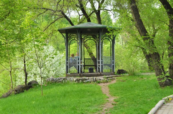 Парк Динамо Хабаровск беседки