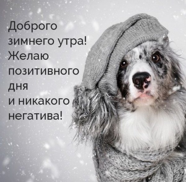 Доброе утро зимнее позитивные