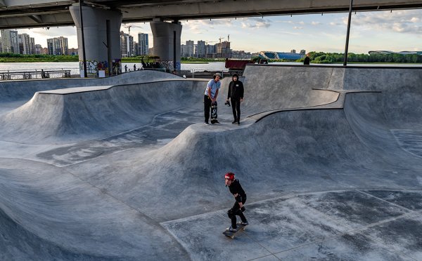 Скейтпарк Урам в Казани