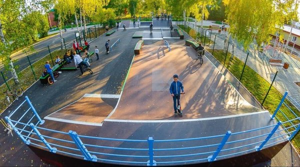 Скейт парк на Авангарде Томск