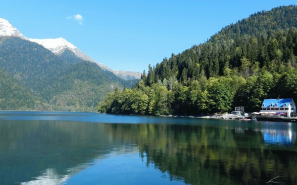 Природа Абхазии озеро Рица