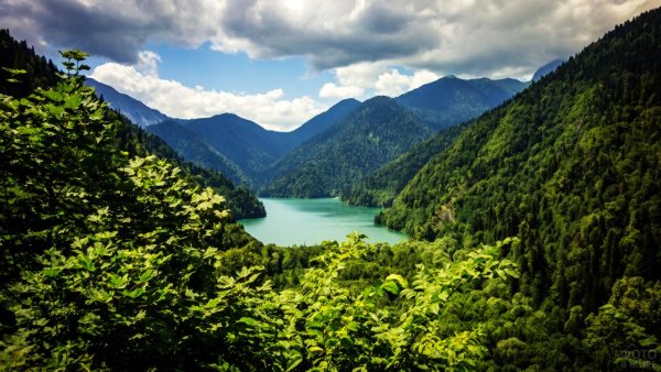 Абхазия Гагры озеро Рица