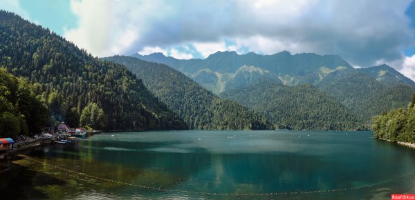 Рица Абхазия панорама