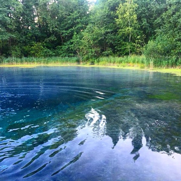 Голубое озеро Петергофский район