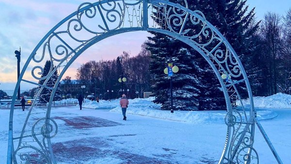 Новогодний город Йошкар Ола