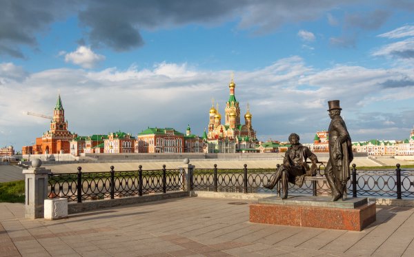 Воскресенская набережная Йошкар-Ола