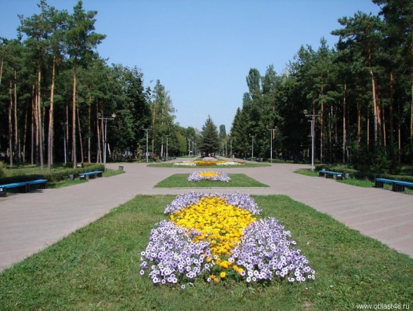 Город Липецк парк Победы