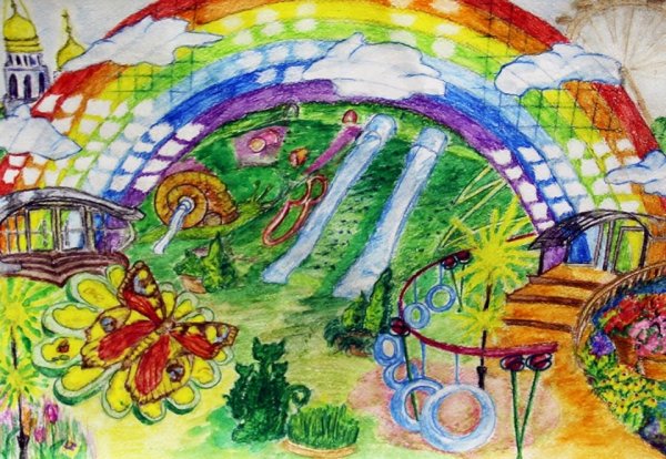 Городской парк глазами детей