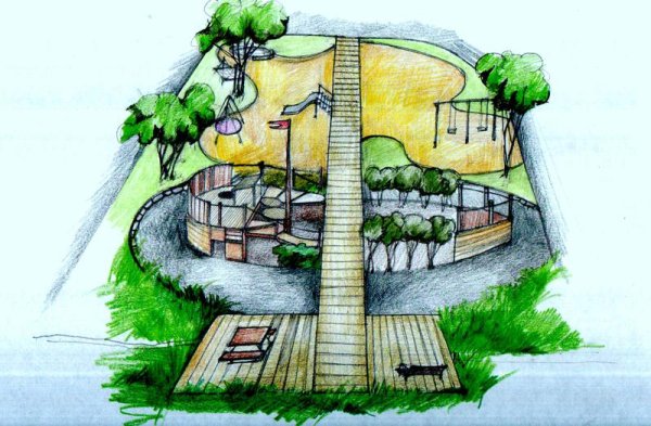 Эскиз детскойпоощадки