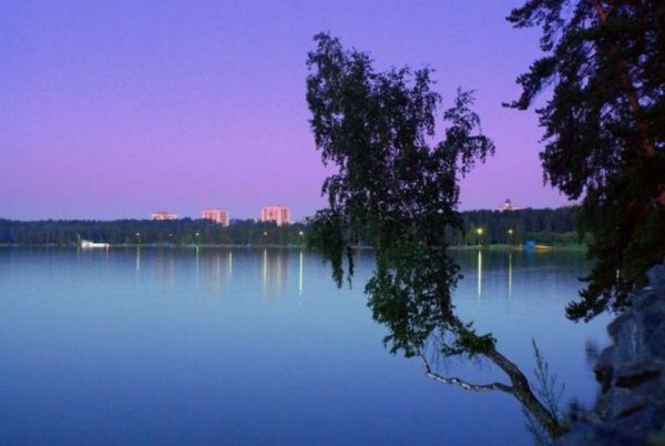 Город Снежинск озеро Синара