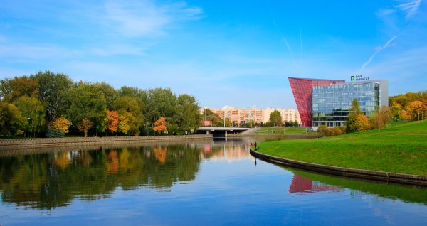 Минск набережная реки Свислочь