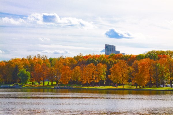 Осень Минск парк Беларусь