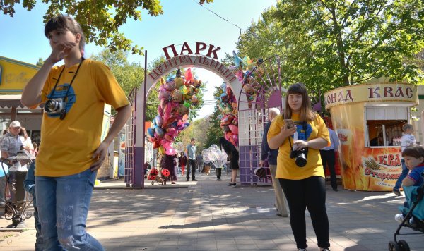 Танцы в Центральном парке Ставрополь