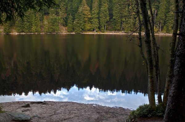 Озеро гладь Выборгский район