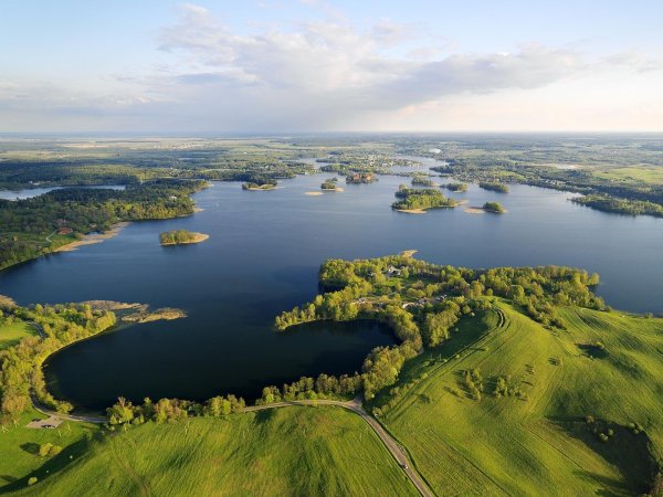 Озеро Друкшяй в Литве