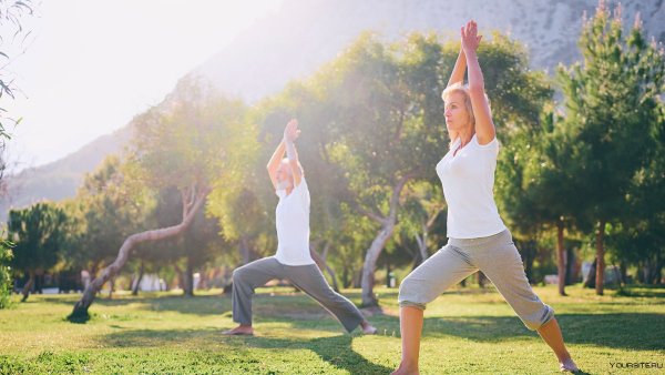 Йога в воздухе