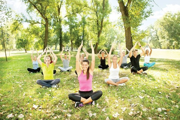 Занятия на свежем воздухе