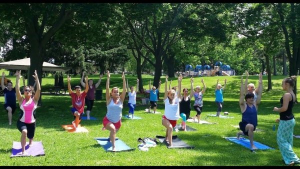 Зумба в парке