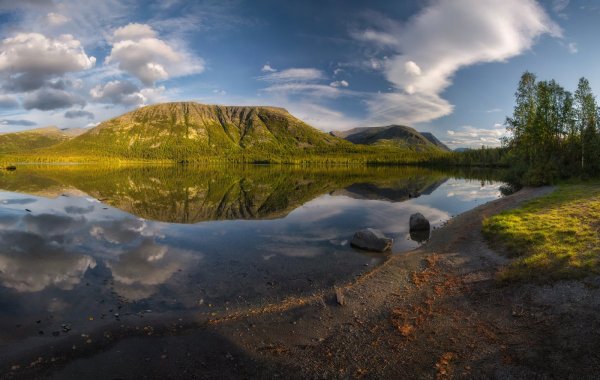 Озеро Щучье Кольский полуостров