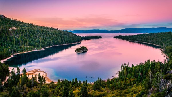 Озеро Тахо Северная Америка
