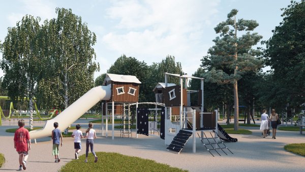 Парк Пехорка в Балашихе площадки