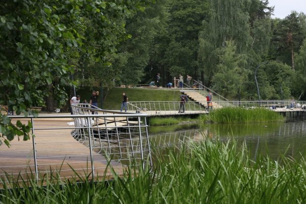 Набережная реки Пехорка в Балашихе