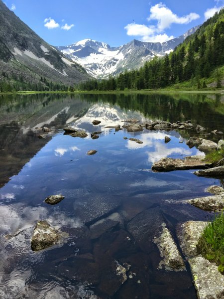 Верхнее Мультинское озеро Алтай