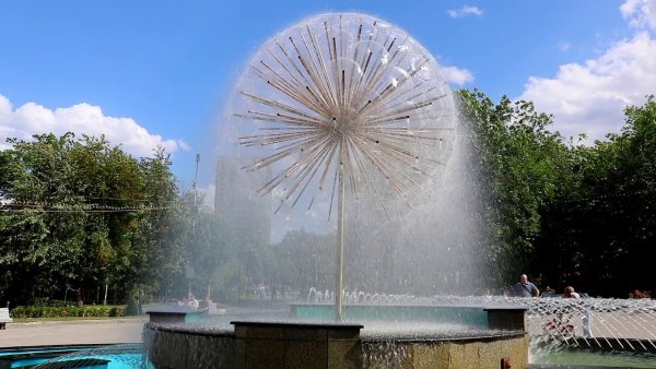 Фонтан парк Кирова Новосибирск