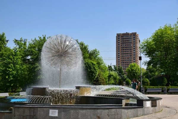 Парк Кирова фонтан НСК