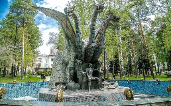 Парк Кирова Новосибирск аллея