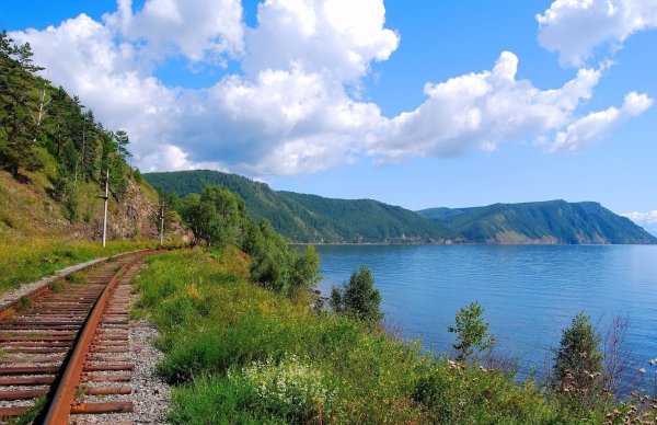 Байкал Кругобайкальская железная дорога