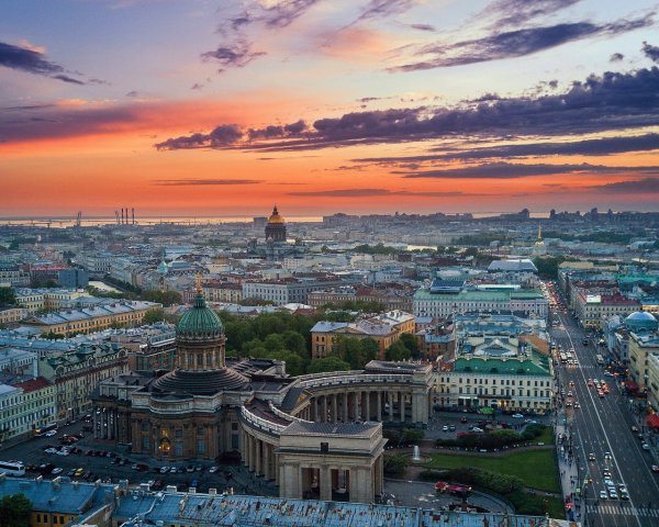 Небо в сентябре Петербурге