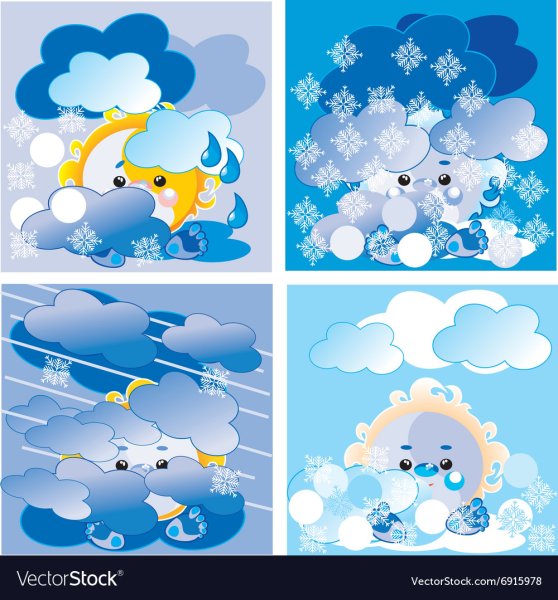 Зимние природные явления для дошкольников