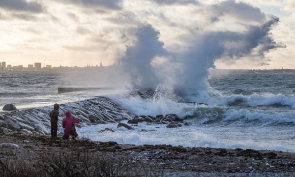 Шторм на Балтийском море