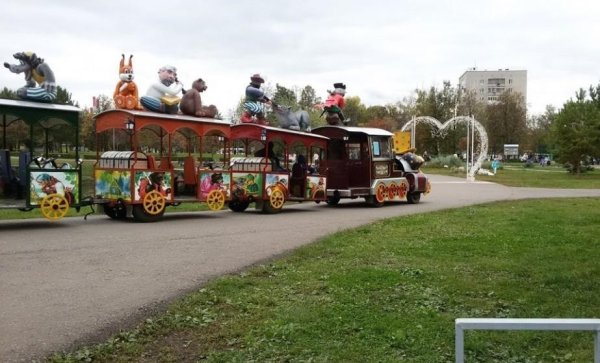 Парк Первомайский Уфа детская площадка