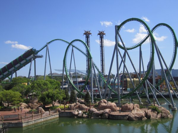 Диснейленд в США американские горки