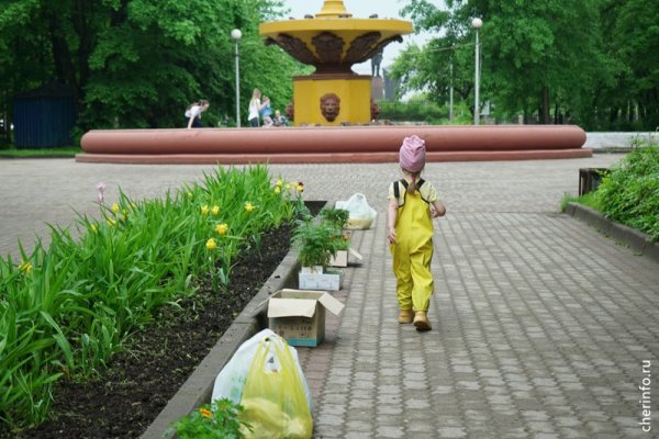 Парк Горького фонтан