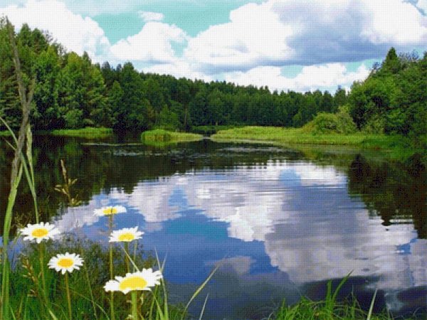 Воронцова, озёра синие