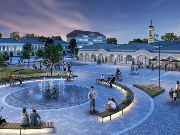 Боровск Калужская область Главная площадь